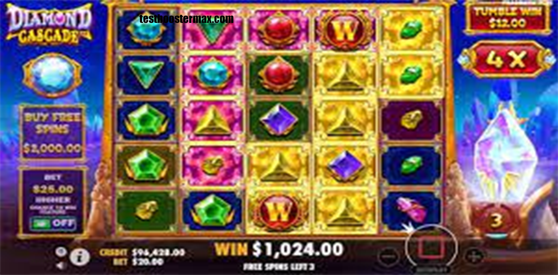 Diamond Cascade Slot Menawan